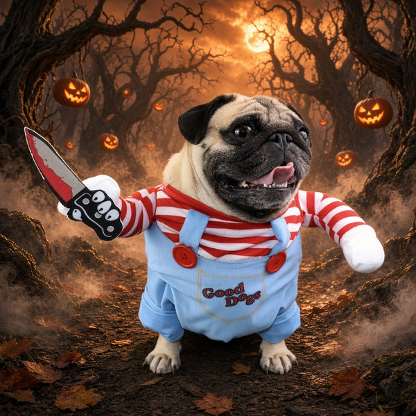 Good Dogs Scary Doll Pet Halloween Costume