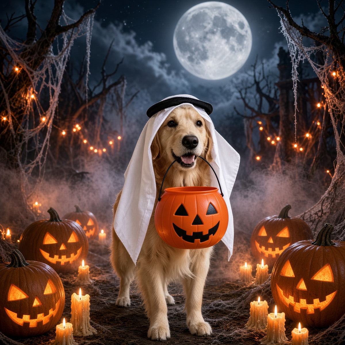 Pets Halloween Turban Costume