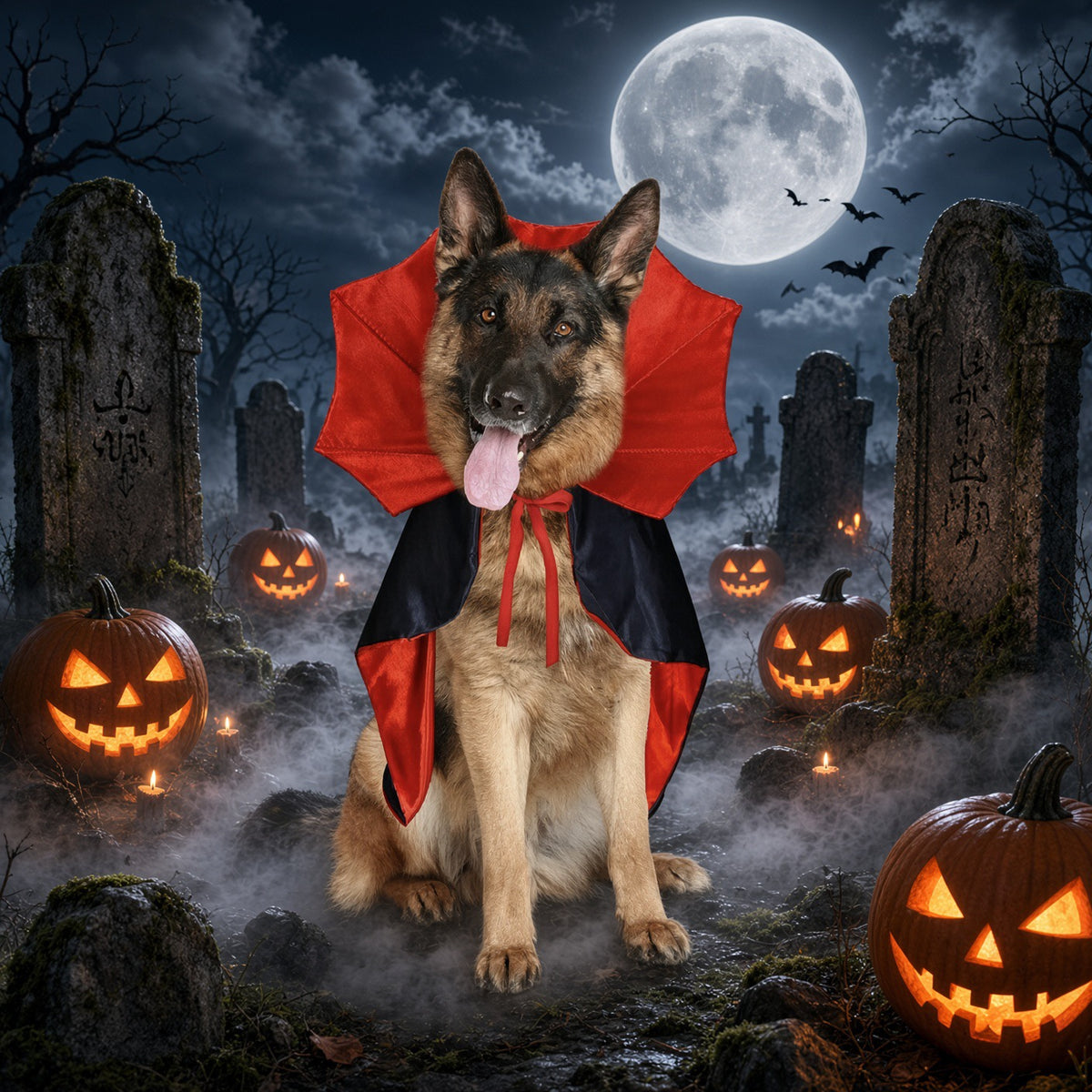 Spooky Pups Vampire Halloween Costume