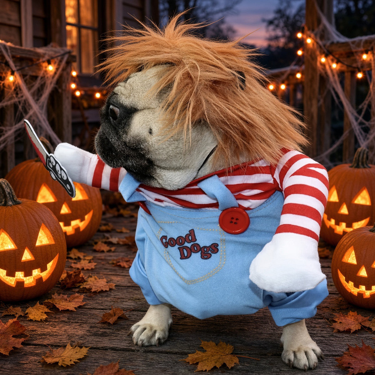 Good Dogs Scary Doll Pet Halloween Costume