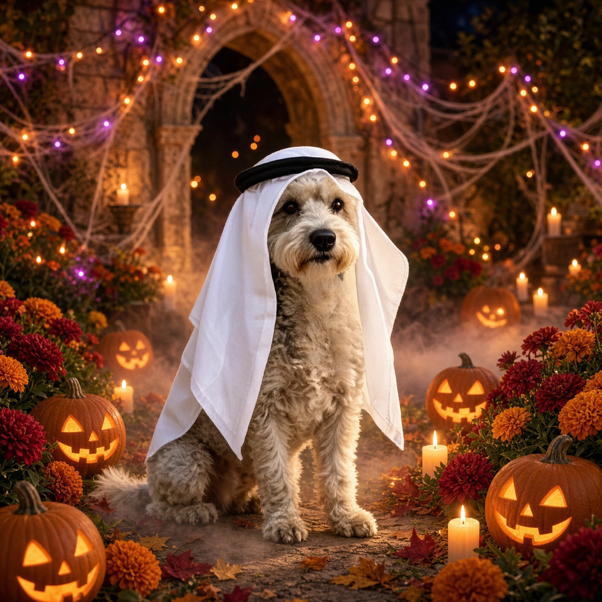 Pets Halloween Turban Costume