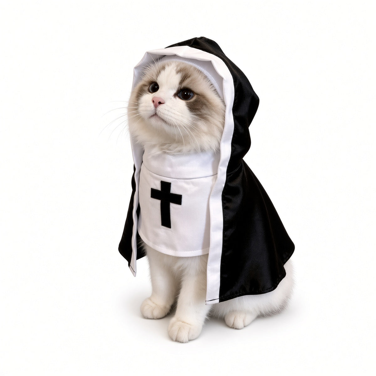 Pet Halloween Nun Costume