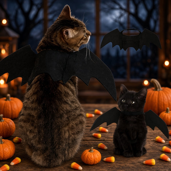 Spooky Kitty Bat Wings