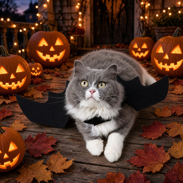 Spooky Kitty Bat Wings
