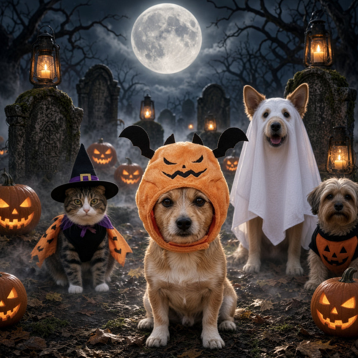 Pet Soft Plush Halloween Pet Hats