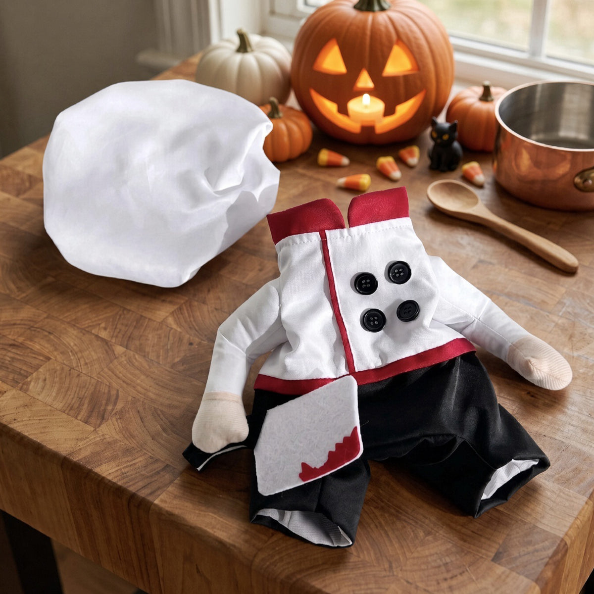 Deadly Little Chef Pet Halloween Costume