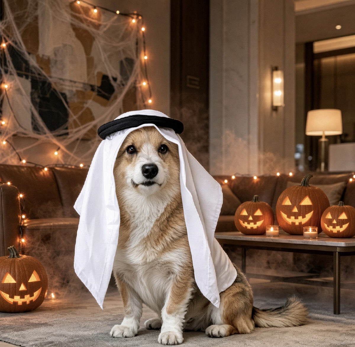 Pets Halloween Turban Costume