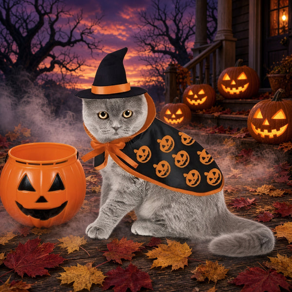 Cats Evil Pumpkin Patch Witch Halloween Costume