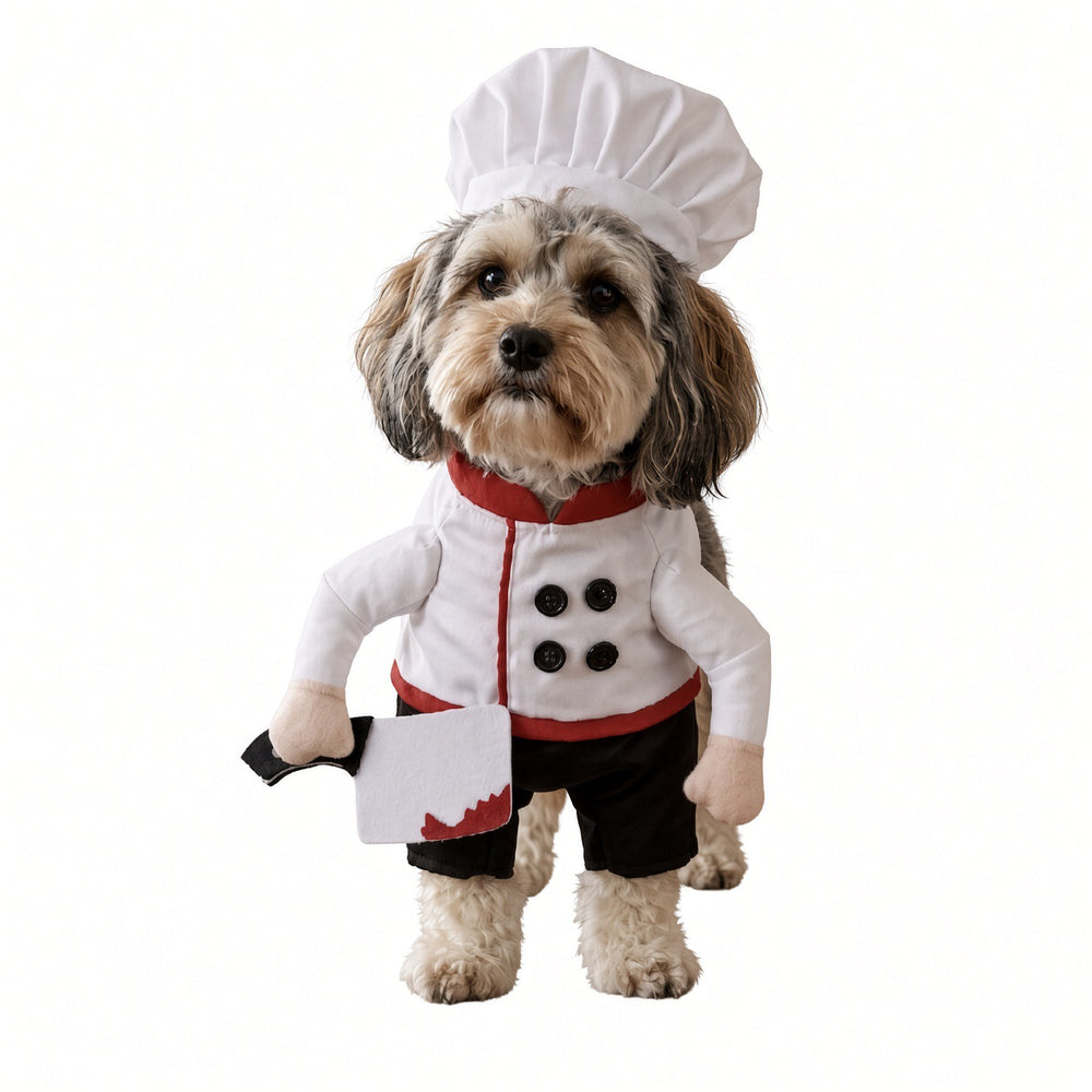 Deadly Little Chef Pet Halloween Costume