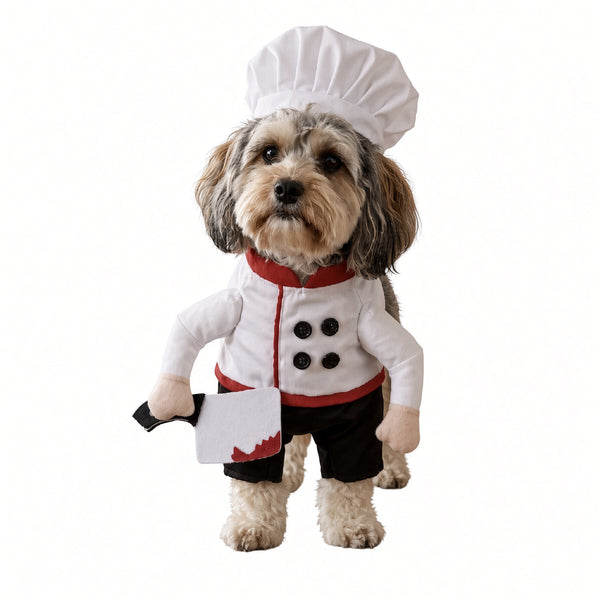 Deadly Little Chef Pet Halloween Costume