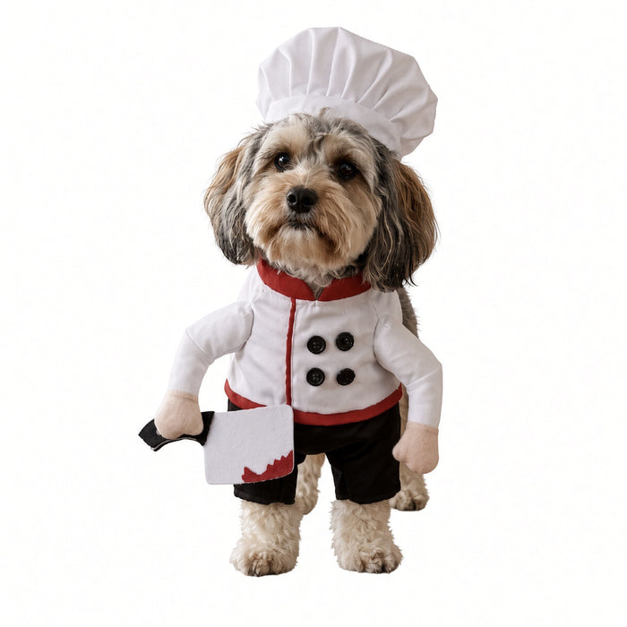 Deadly Little Chef Pet Halloween Costume