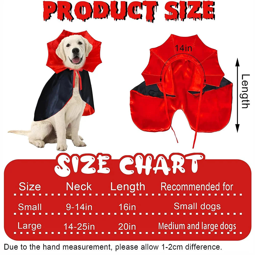 Spooky Pups Vampire Halloween Costume