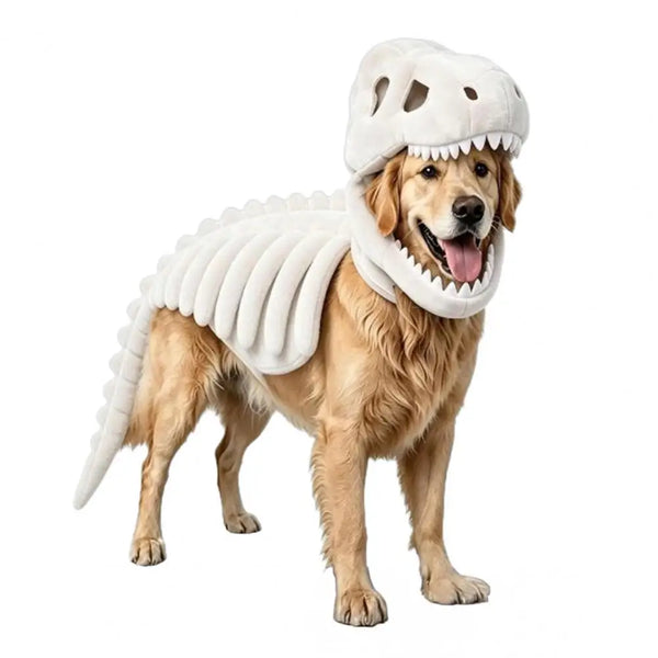 Soft Plush Dino Doggy Halloween Pet Costume